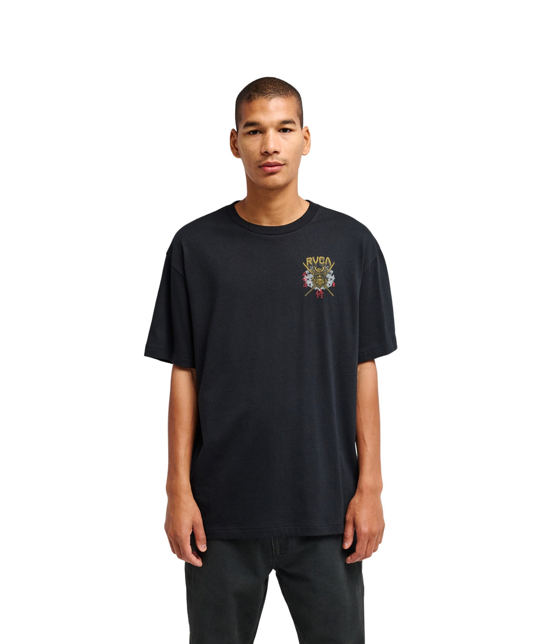 BUSHIDO - T-SHIRT EVYZT00385 -BLK RVCA 