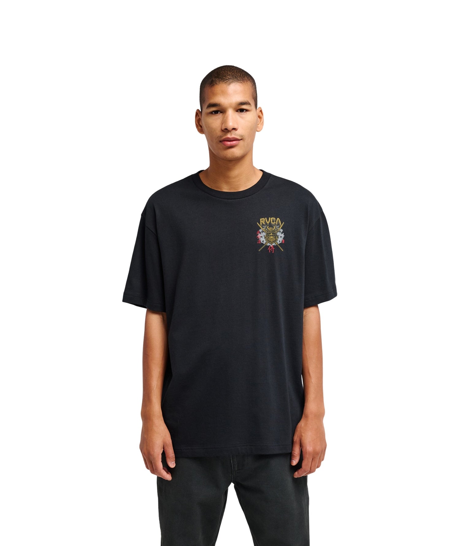 BUSHIDO - T-SHIRT EVYZT00385 -BLK RVCA 