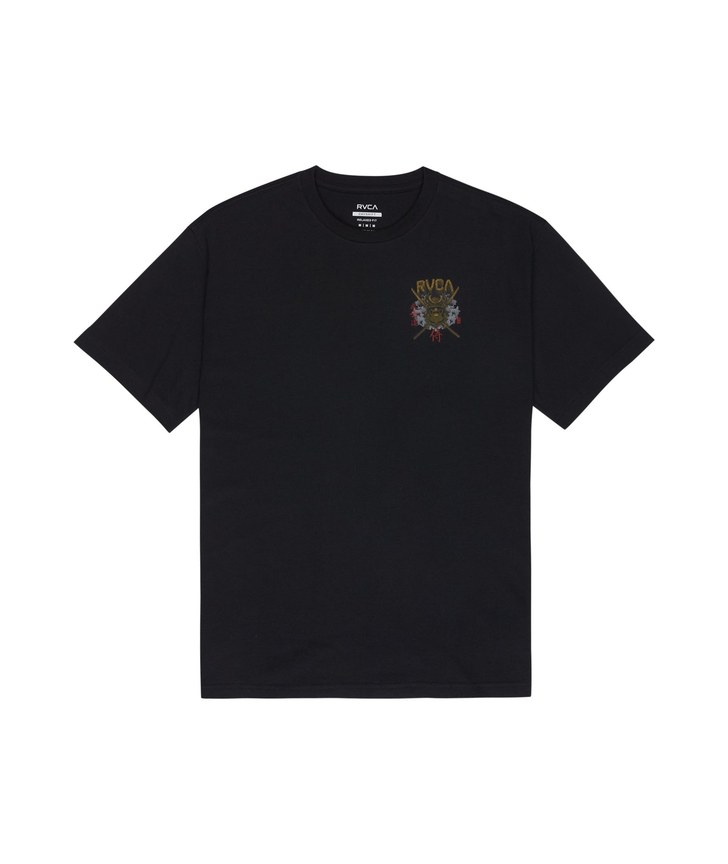 BUSHIDO - T-SHIRT EVYZT00385 -BLK RVCA 