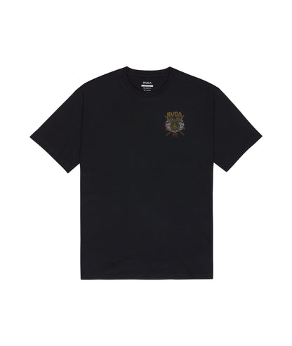 BUSHIDO - T-SHIRT EVYZT00385 -BLK RVCA 