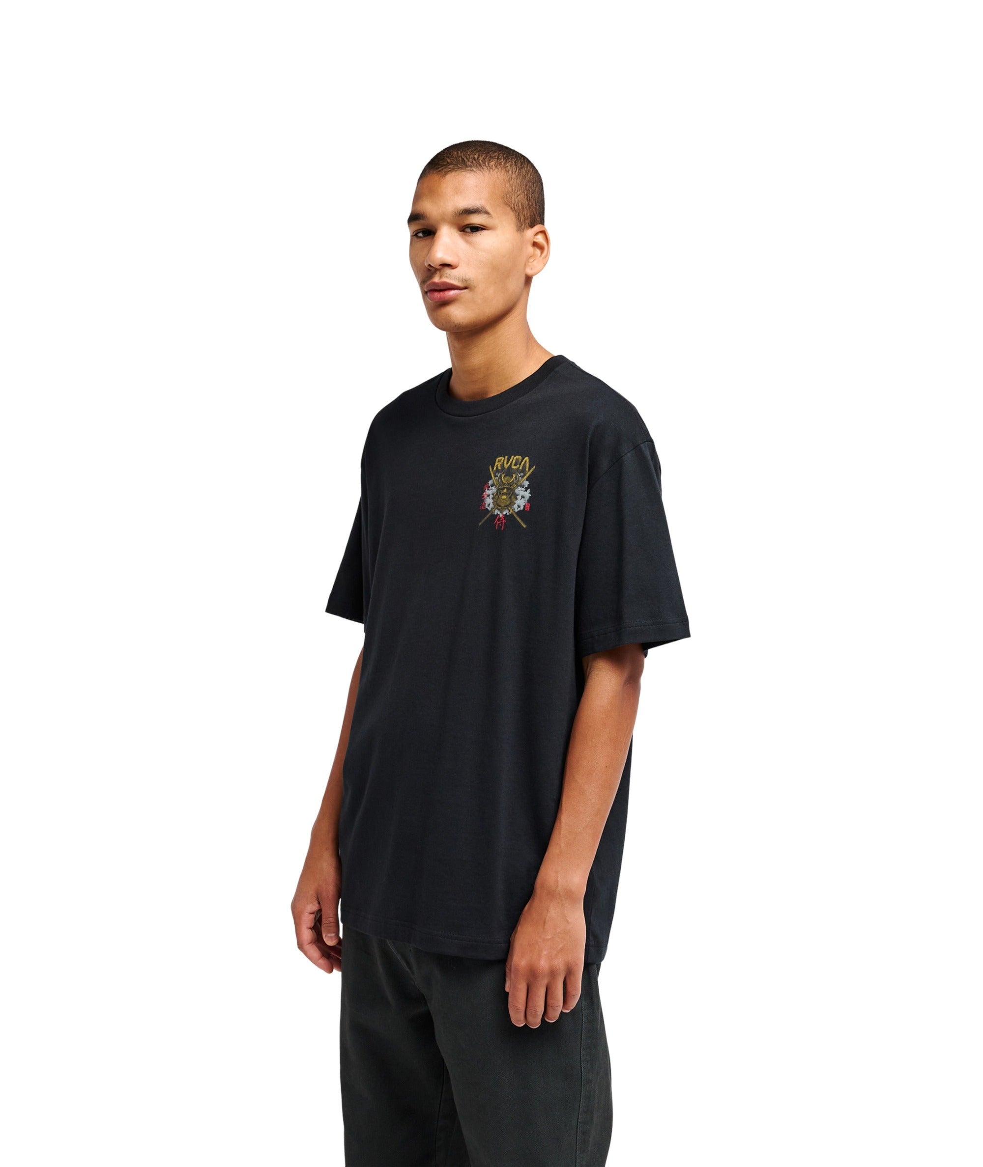 BUSHIDO - T-SHIRT EVYZT00385 -BLK RVCA 
