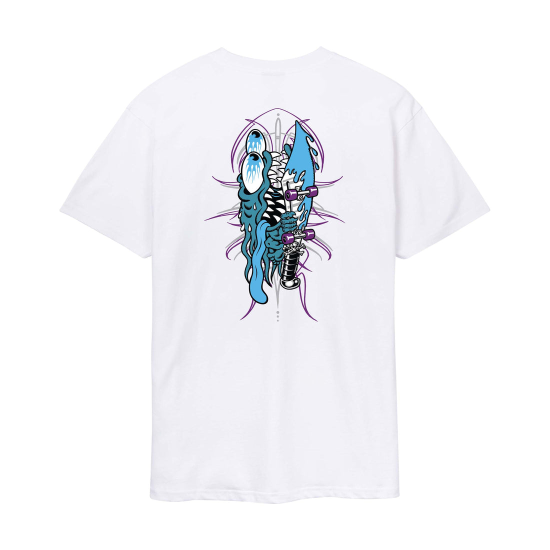 MEEK PINSTRIPE SLASHER - T-SHIRT SCA-TEE-14150 . SANTA CRUZ 