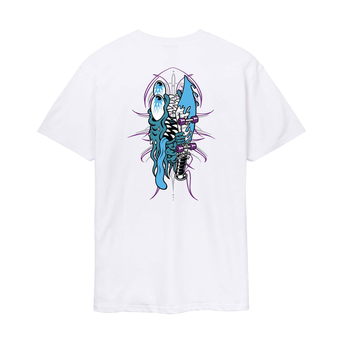 MEEK PINSTRIPE SLASHER - T-SHIRT SCA-TEE-14150 . SANTA CRUZ 