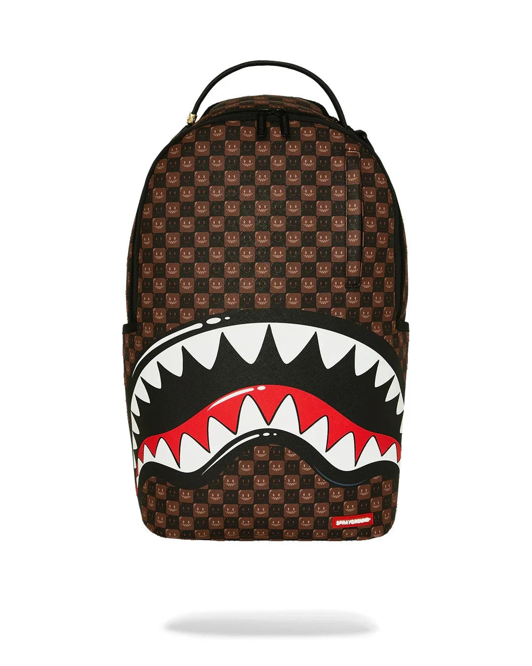 SHARKS IN PARIS WTF BUBBLE BROWN CHECK - ZAINO 910B8634NSZ . SPRAYGROUND 