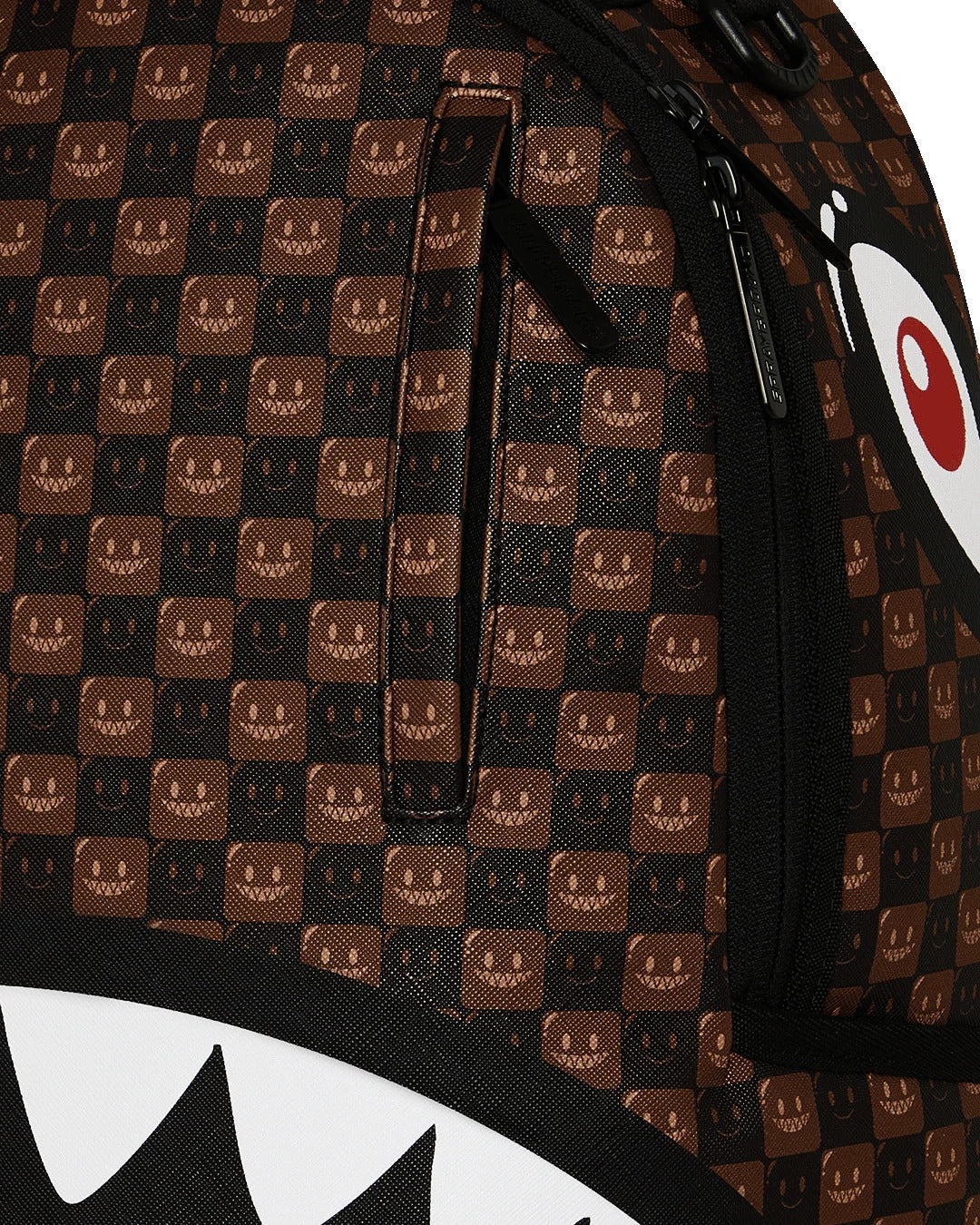 SHARKS IN PARIS WTF BUBBLE BROWN CHECK - ZAINO 910B8634NSZ . SPRAYGROUND 