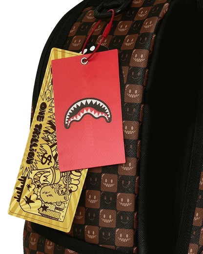 SHARKS IN PARIS WTF BUBBLE BROWN CHECK - ZAINO 910B8634NSZ . SPRAYGROUND 