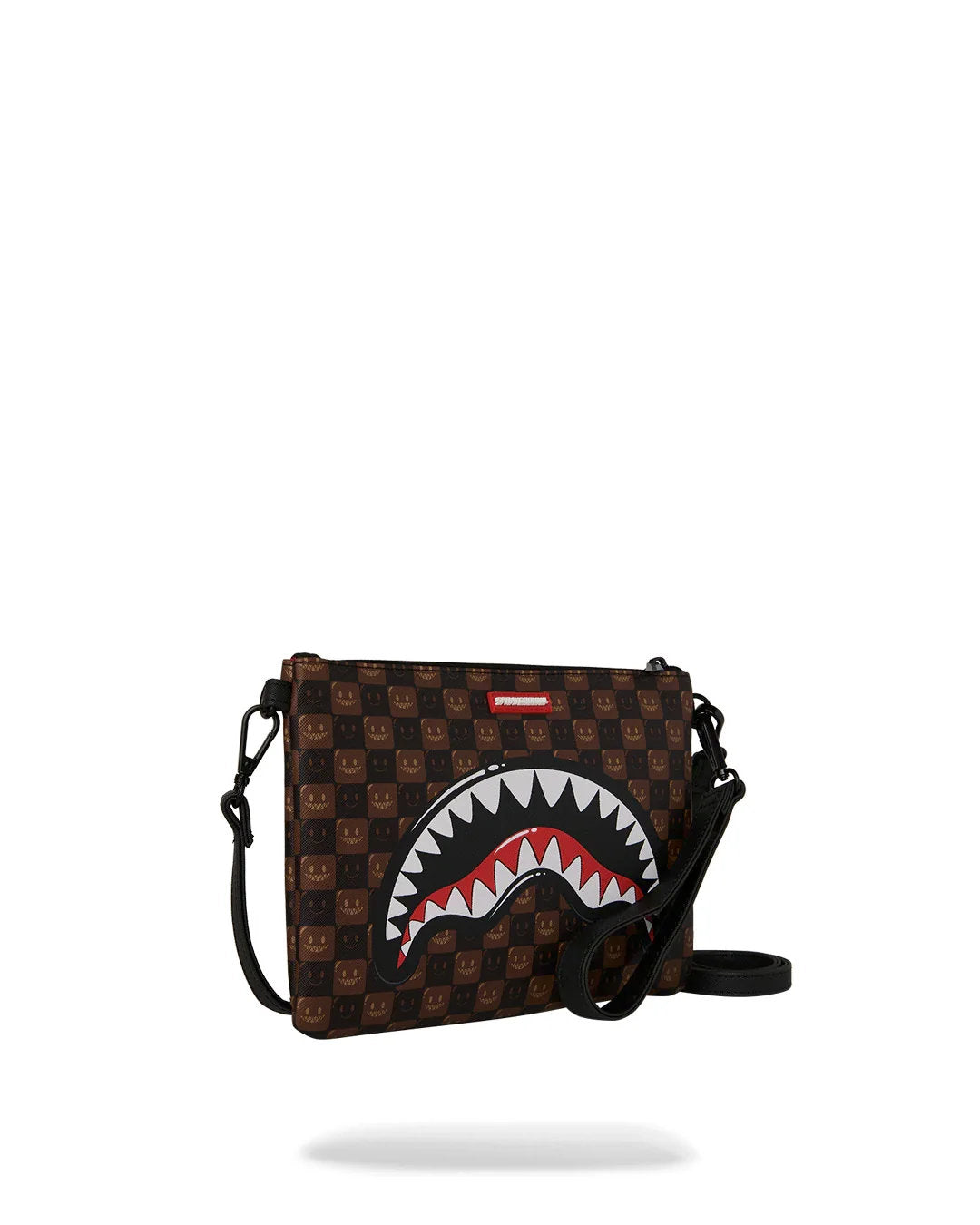 SHARKS IN PARIS WTF BUBBLE BROWN CHECK - BORSA 910B9307NSZ . SPRAYGROUND 