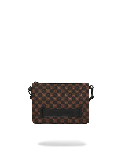 SHARKS IN PARIS WTF BUBBLE BROWN CHECK - BORSA 910B9307NSZ . SPRAYGROUND 