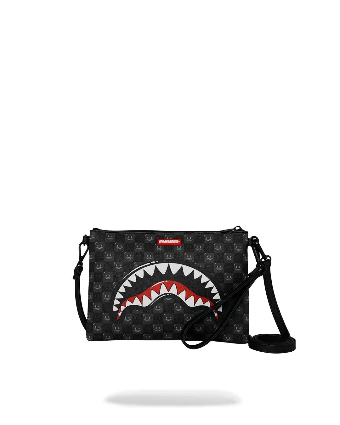 SHARKS IN PARIS WTF BUBBLY BLACK CHECK - BORSA 910B9318NSZ . SPRAYGROUND 