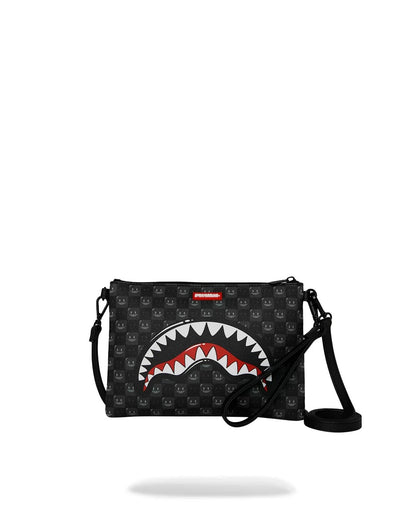 SHARKS IN PARIS WTF BUBBLY BLACK CHECK - BORSA 910B9318NSZ . SPRAYGROUND 