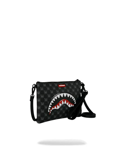 SHARKS IN PARIS WTF BUBBLY BLACK CHECK - BORSA 910B9318NSZ . SPRAYGROUND 