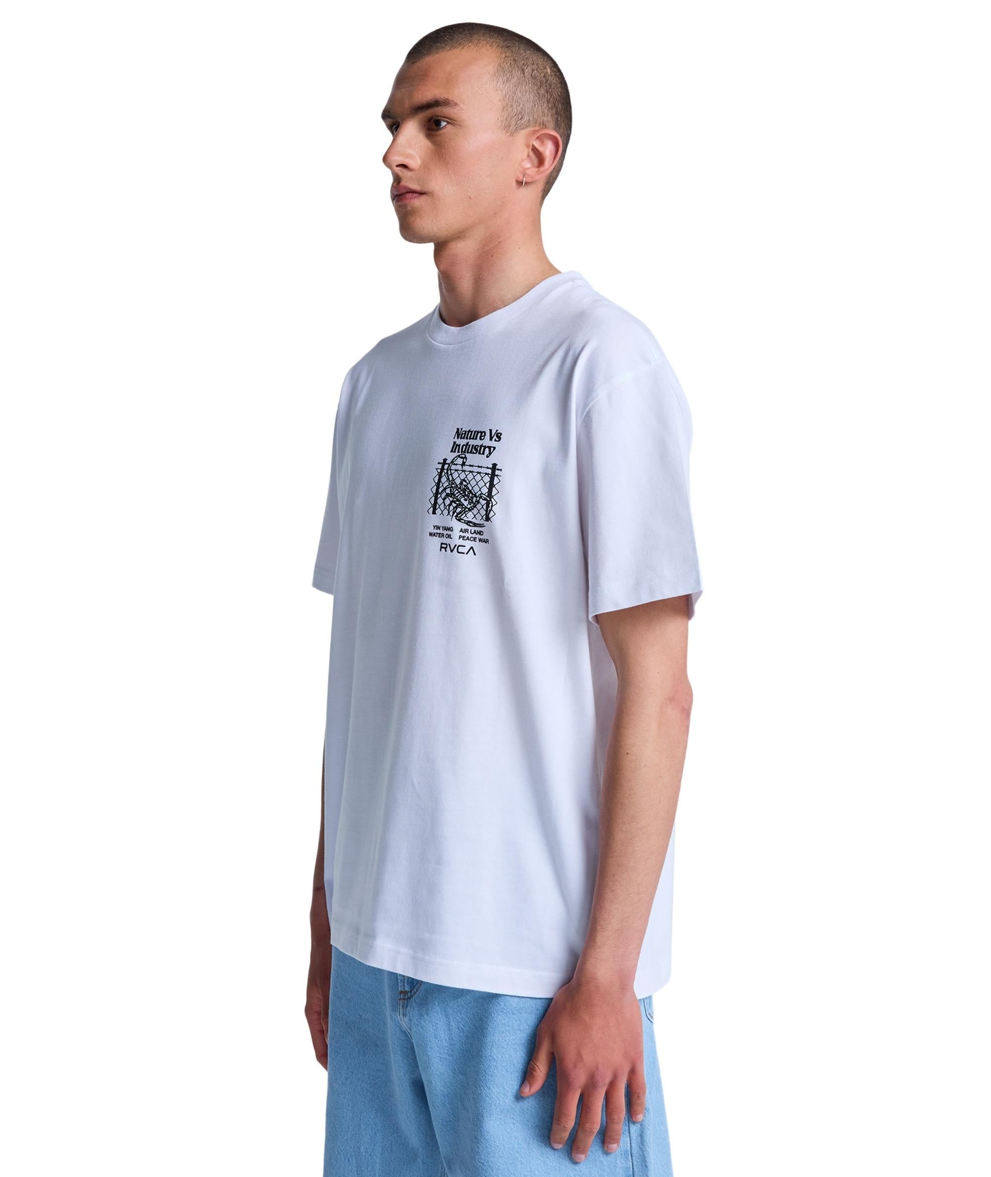 SECURITY CODE - T-SHIRT EVYZT00336 -WHT RVCA 