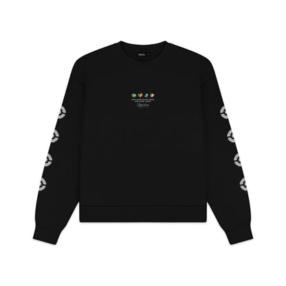 STARTERS CREWNECK - FELPA SW1175-GR -01 DOLLY NOIRE 