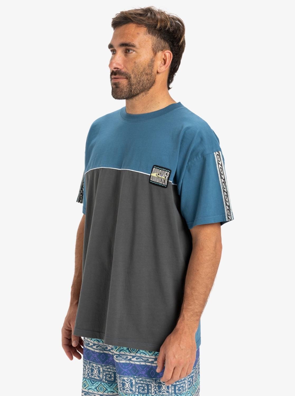 GLOBAL HEAT COLOR BLOCK SS TEE EQYKT04378 -KRP0 QUIKSILVER 
