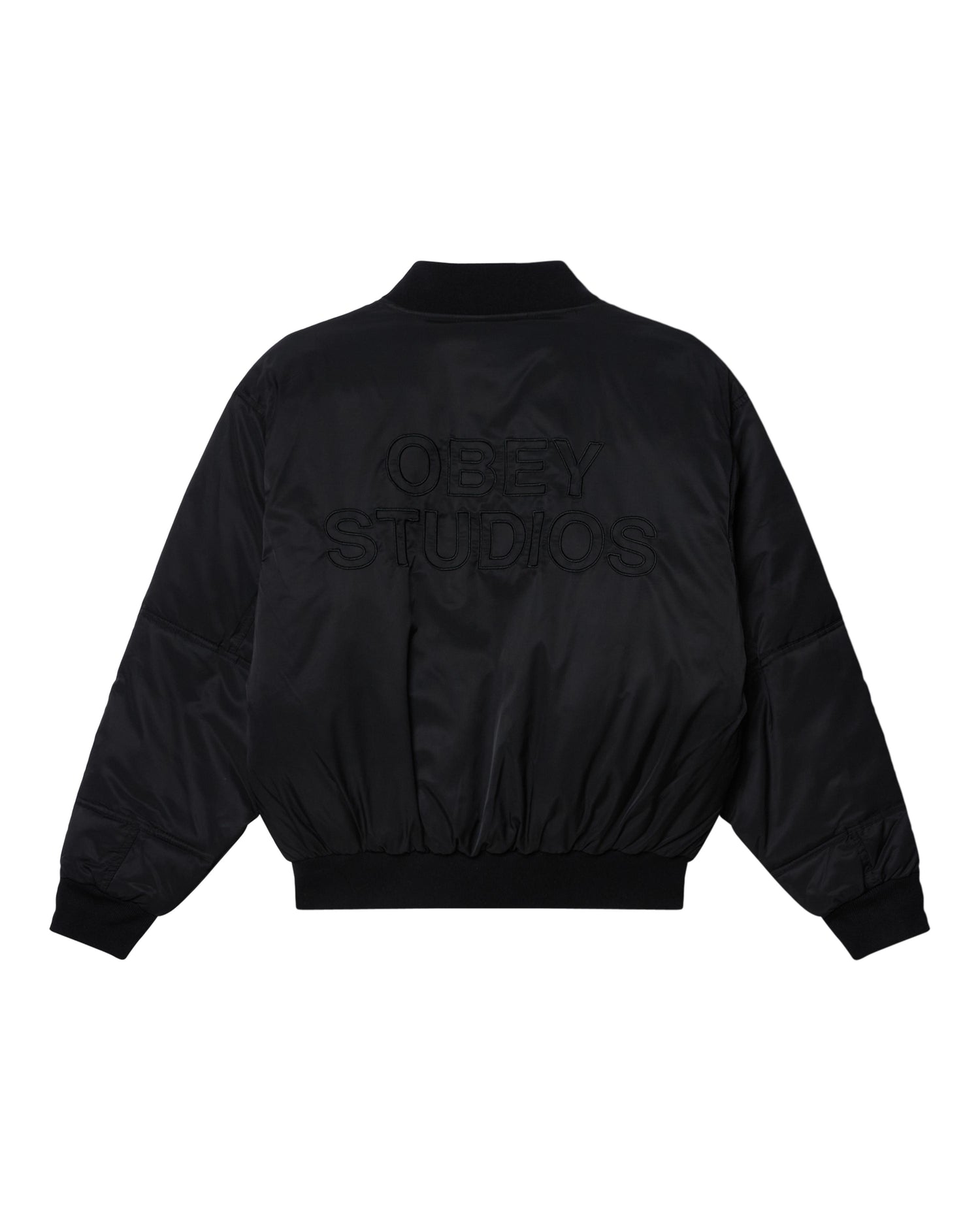 STUDIOS MA-1 BOMBER - GIACCA 22MC0001498 -BLK OBEY 