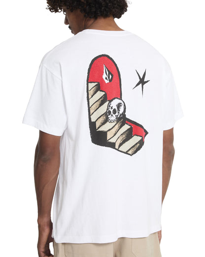 FA SETH CONBOY - T-SHIRT A4312672 _WHT VOLCOM 