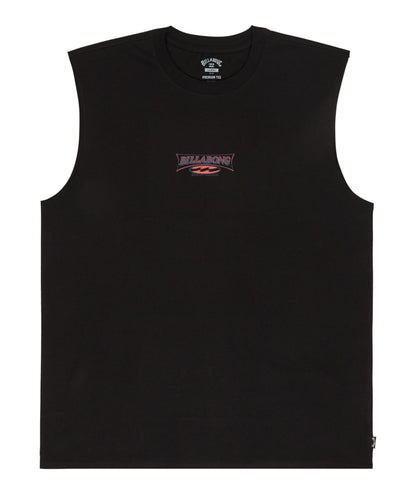 BURLEIGH MU - T-SHIRT EBYZT00491 -BLK BILLABONG 