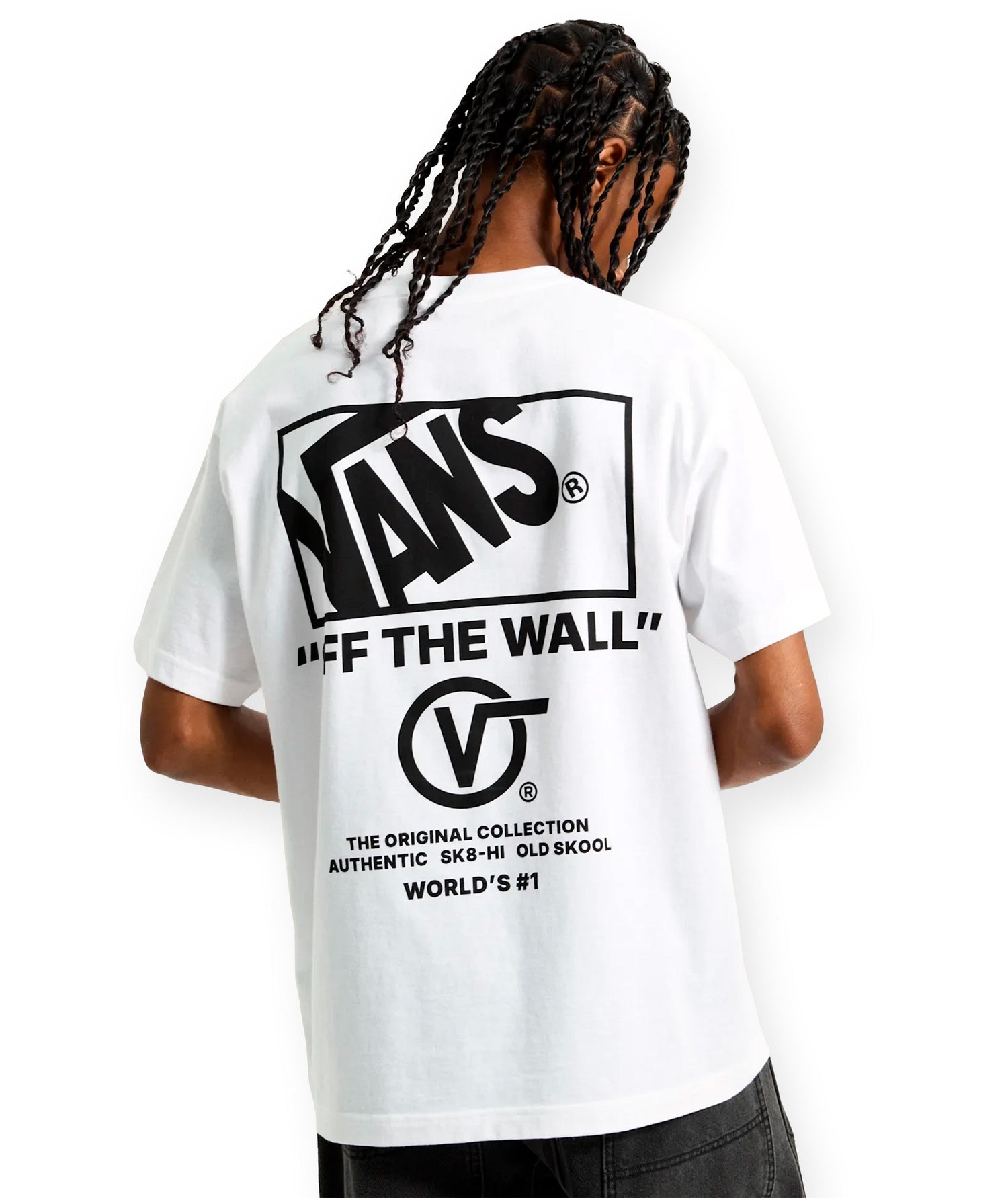 STACKED HI - T-SHIRT VN000PEW WHT1 VANS 