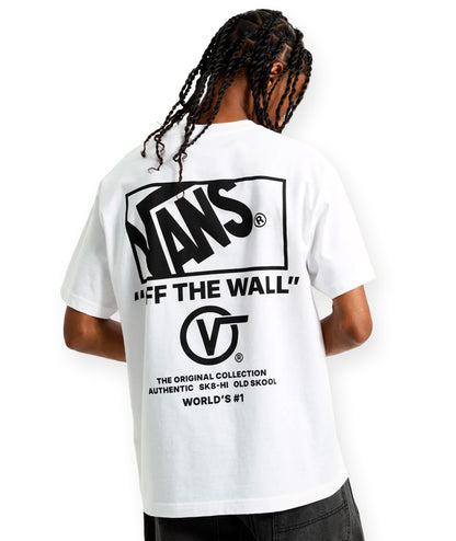 STACKED HI - T-SHIRT VN000PEW WHT1 VANS 