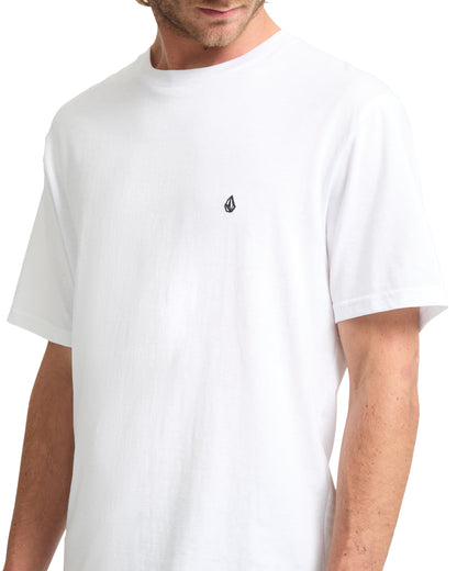 STONE BLANKS - T-SHIRT A3532550 _WHT VOLCOM 