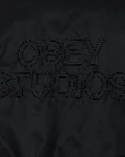 STUDIOS MA-1 BOMBER - GIACCA 22MC0001498 -BLK OBEY 
