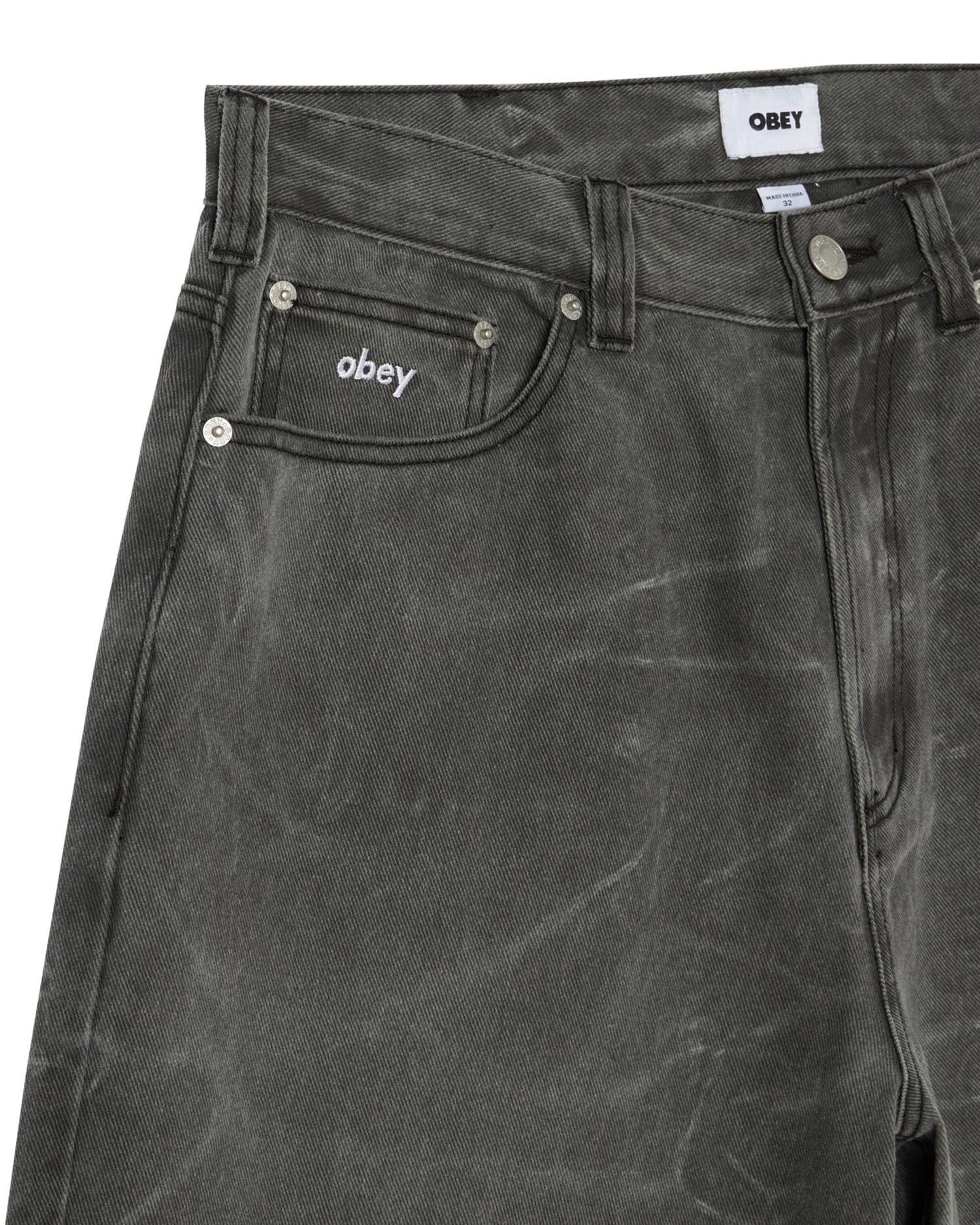 BIGWIG BAGGY DENIM - SHORTS 22MC0001783 -BWA OBEY 