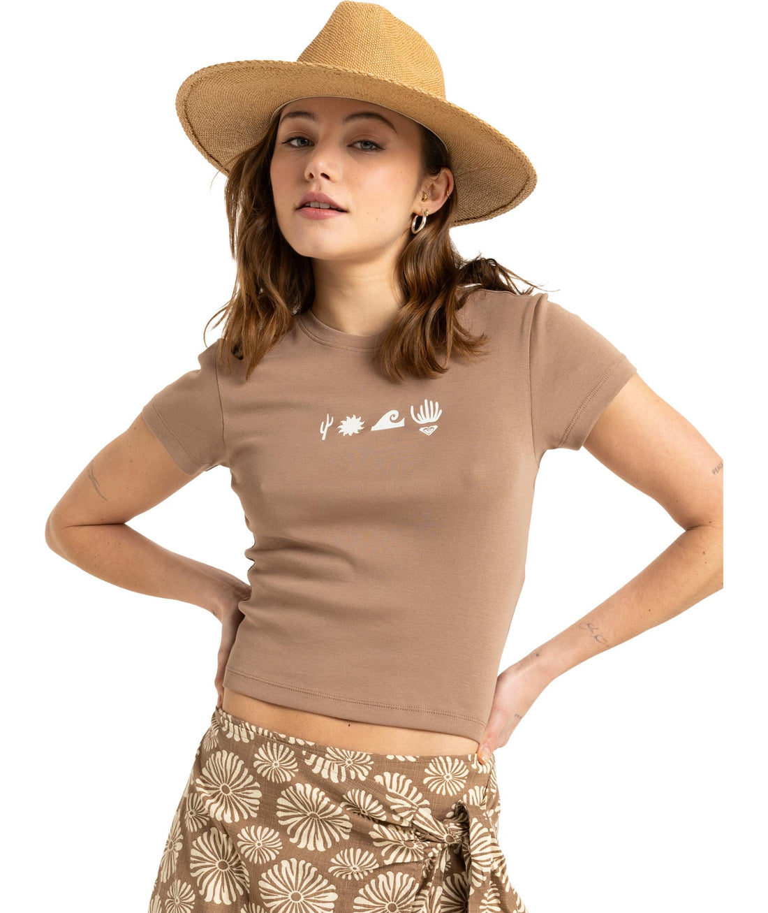 BEACH LOVE - T-SHIRT ERJZT05898 -CZU0 ROXY 