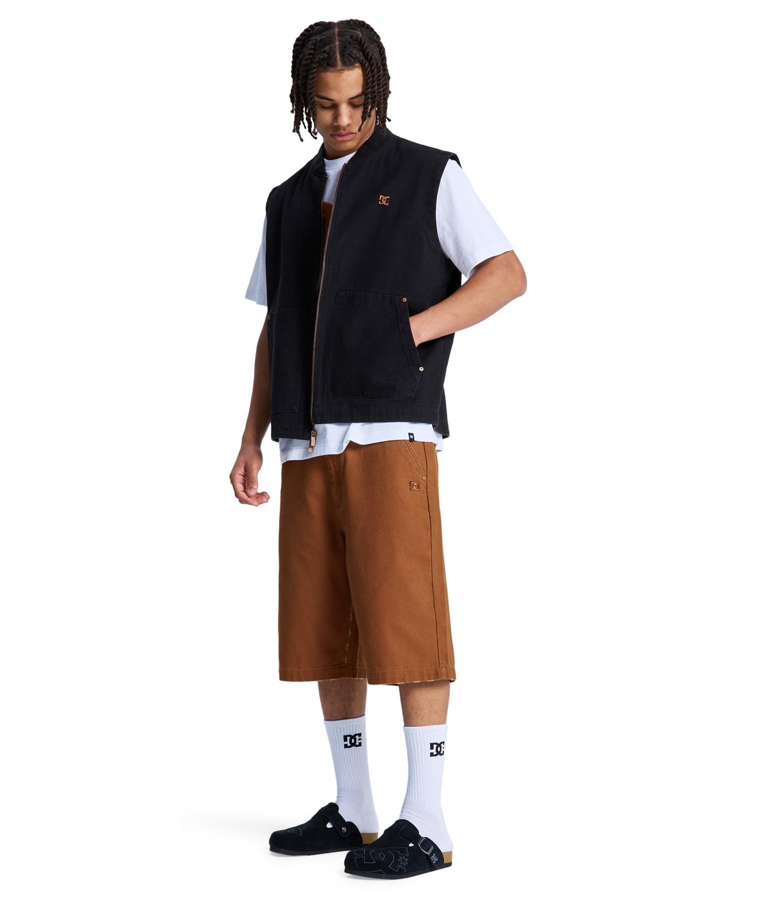 STRESSED 5 POCKET - SHORTS EDYWS03167 -CQF0 DC 