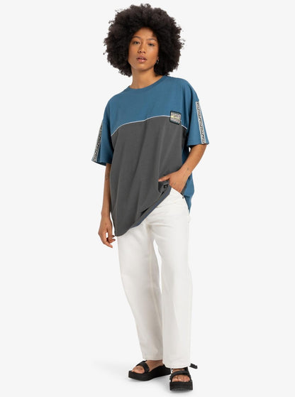 GLOBAL HEAT COLOR BLOCK SS TEE EQYKT04378 -KRP0 QUIKSILVER 