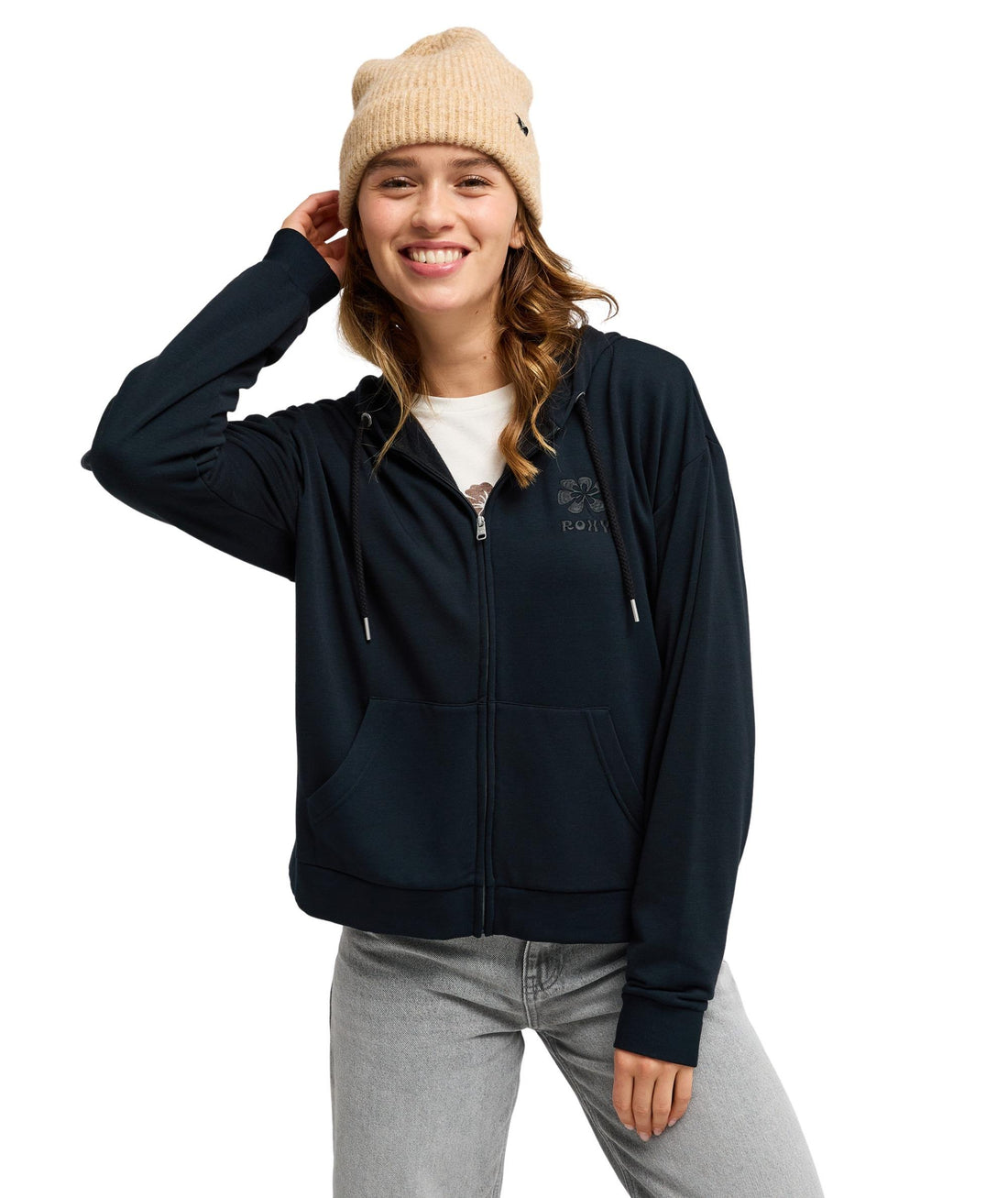 SURFING BY DAYLIGHT FULL ZIP - FELPA ERJFT05065 -KVJ0 ROXY 