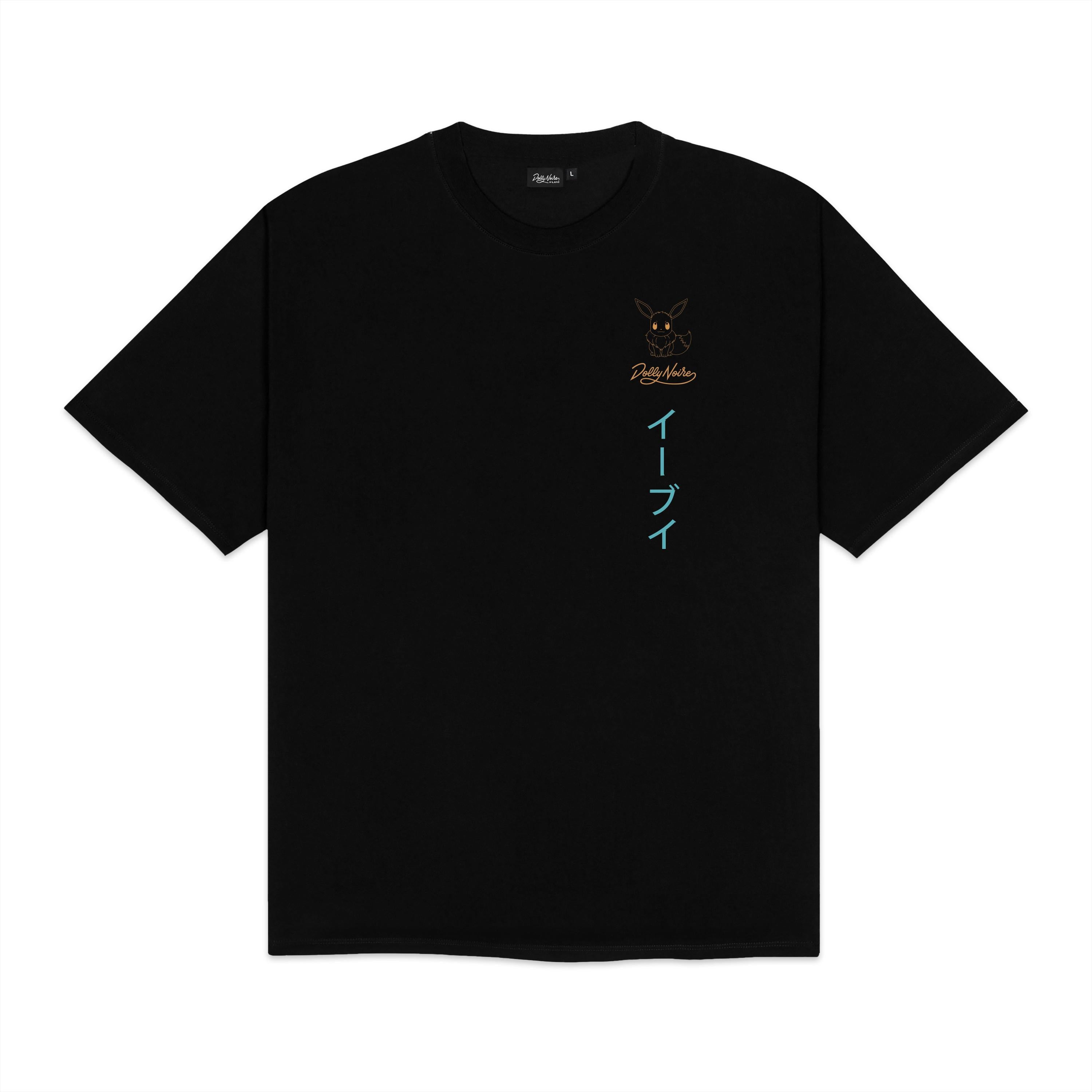 EEVEE EVOLUTION TEE - T-SHIRT TS1345-T4 -01 DOLLY NOIRE 