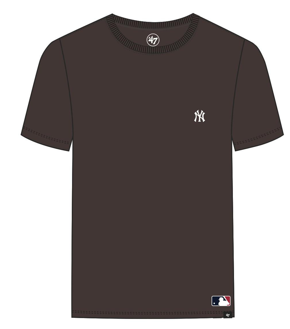 M.C. BASERUNNER EMB ECHO NEW YORK YANKEES - T-SHIRT 47-BB017TEMBRT686024 BW 47 BRAND 