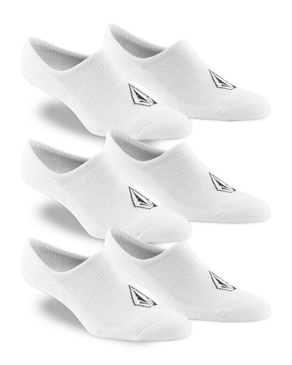 STONES NSHW 3-PACK - CALZE D6312611 _WHT VOLCOM 