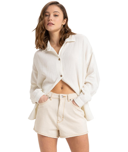 CHLO NATURAL - SHORTS ERJDS03323 -YEF0 ROXY 