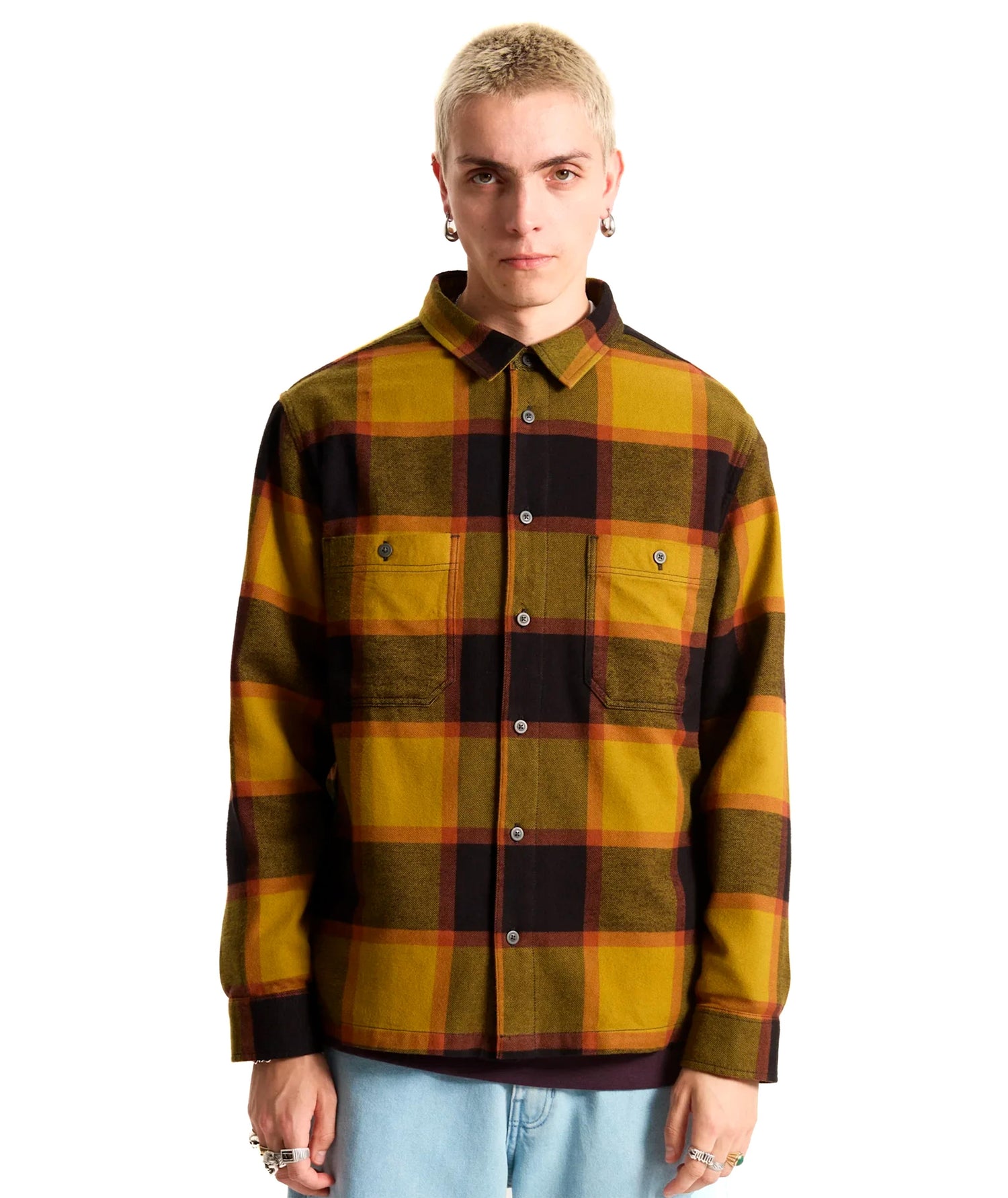 LARKSPUR PLAID FLANNEL - CAMICIA VN000P7Z F0H1 VANS 