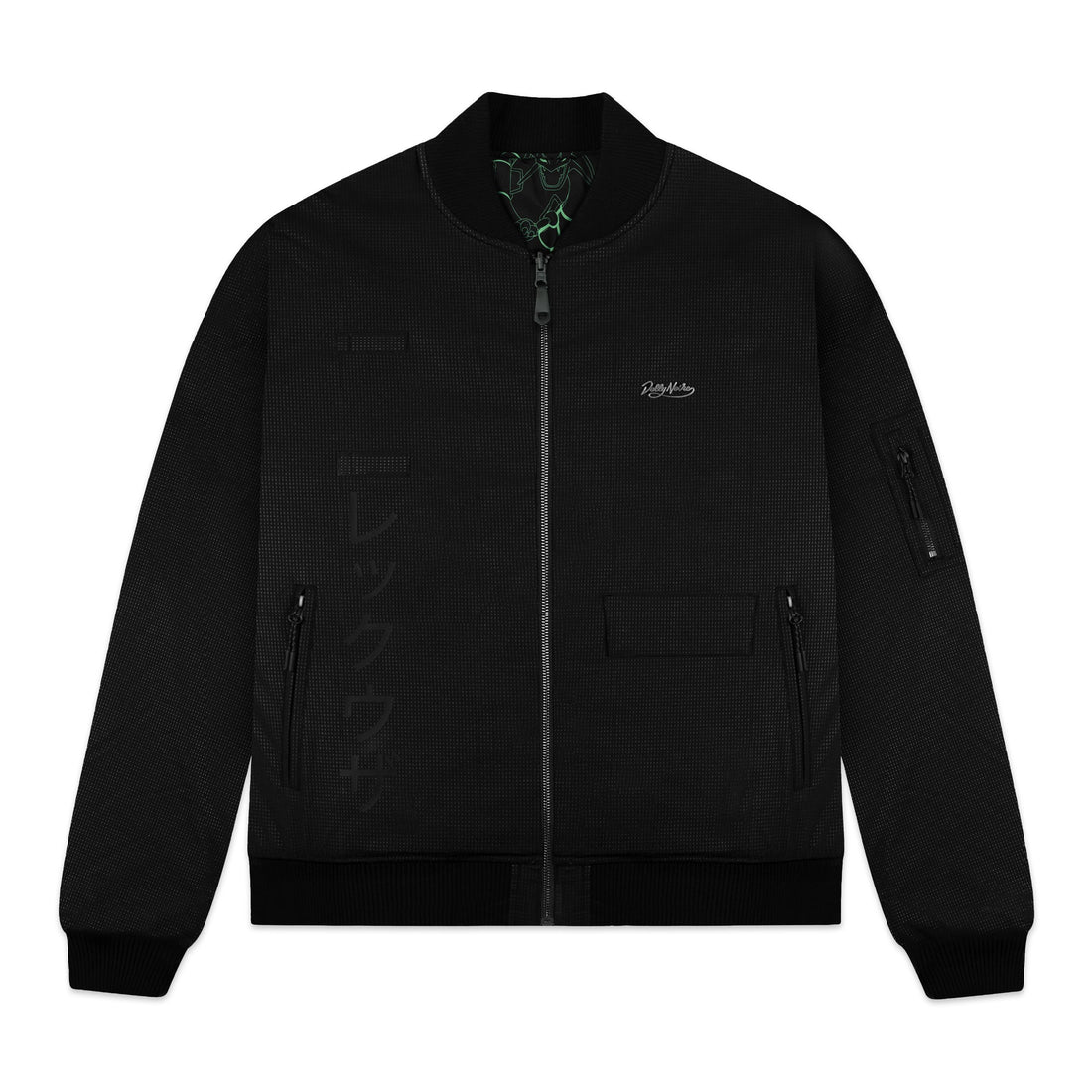 RAYQUAZA PATTERN BOMBER - GIACCA JK1048-JO -01 DOLLY NOIRE 
