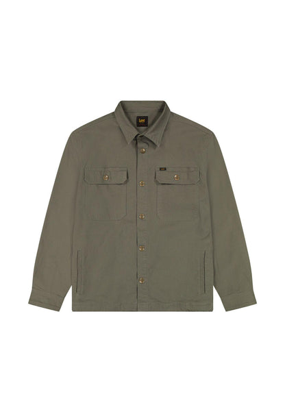 2 POCKET LICHEN OLIVE - CAMICIA 112376566 . LEE 