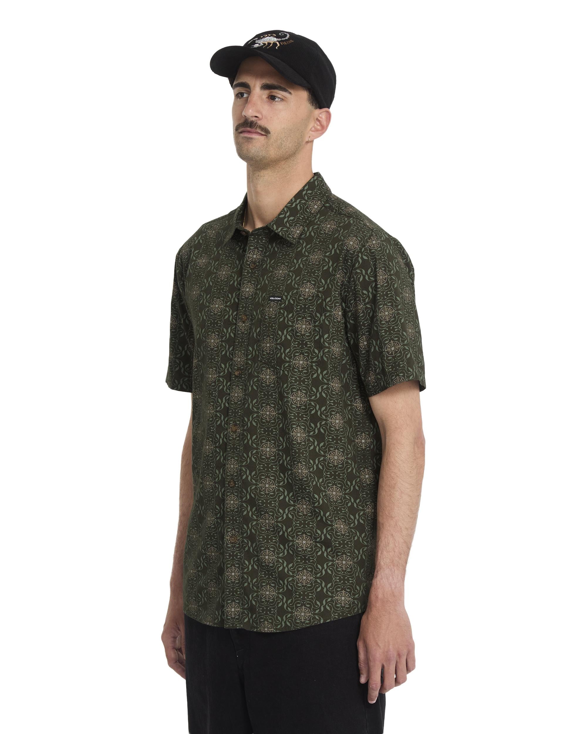 SCALER STONE WOVEN - CAMICIA A0412624 _SQD VOLCOM 