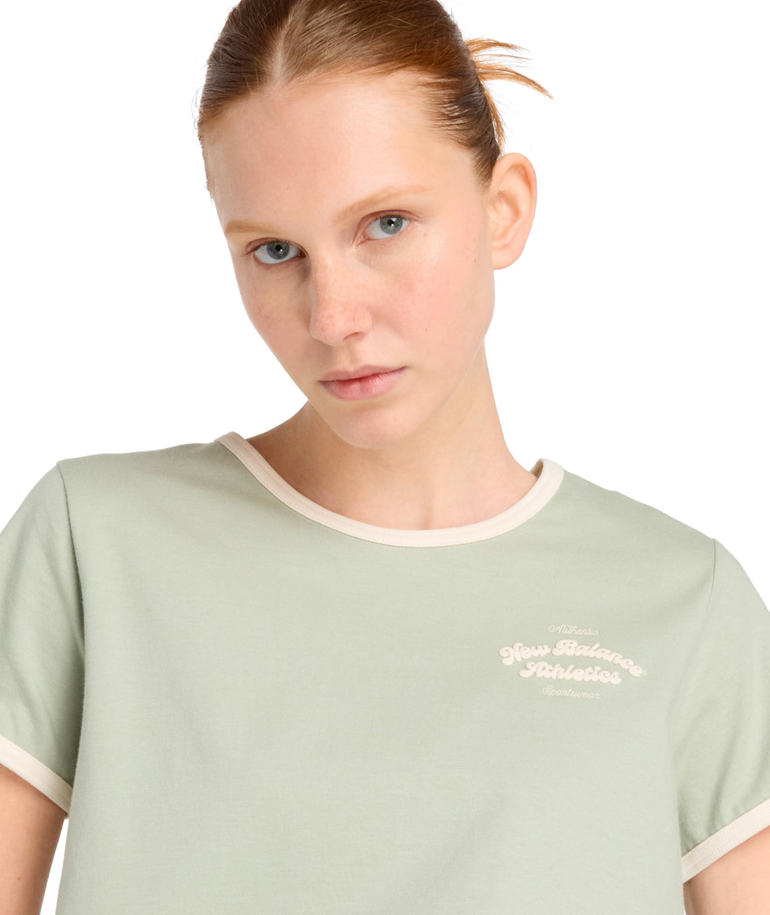 LINEAR HERITAGE RINGER - T-SHIRT WT53524GAS . NEW BALANCE 