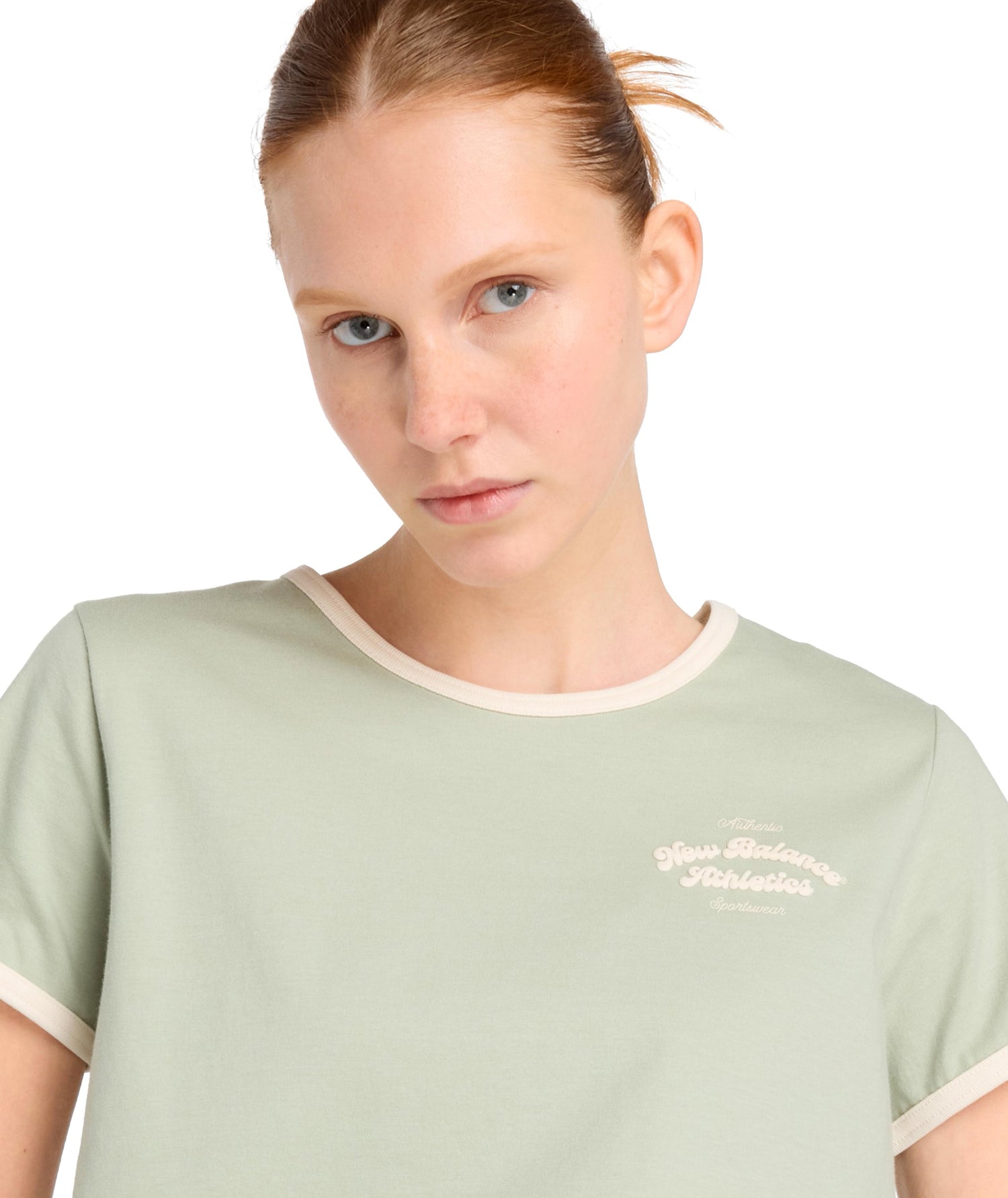 LINEAR HERITAGE RINGER - T-SHIRT WT53524GAS . NEW BALANCE 