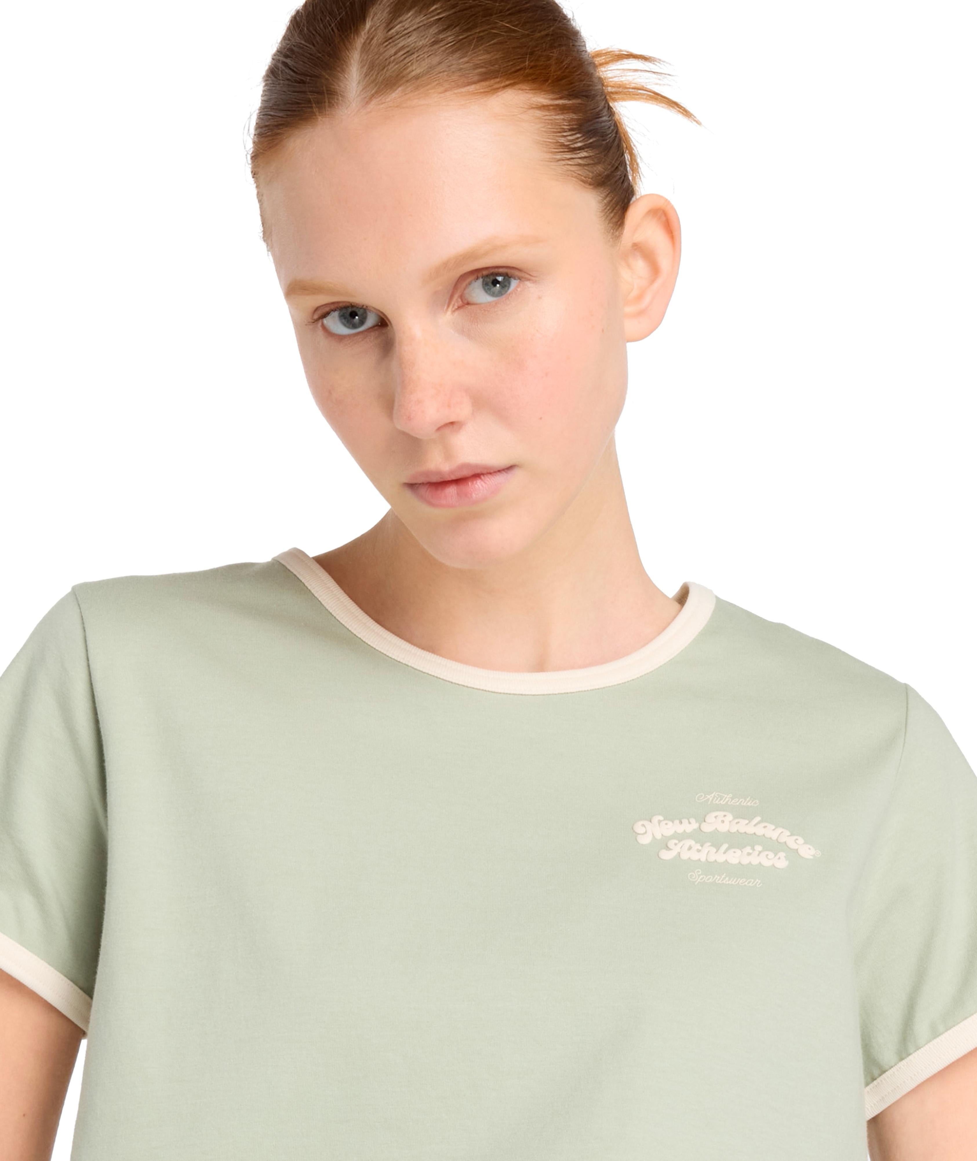 LINEAR HERITAGE RINGER - T-SHIRT WT53524GAS . NEW BALANCE 