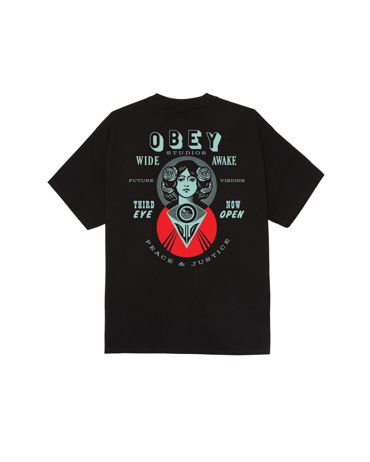 MAKE ART THIRD EYE - T-SHIRT 22MC0001694 -BLK OBEY 