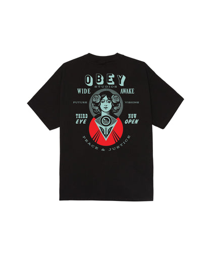 MAKE ART THIRD EYE - T-SHIRT 22MC0001694 -BLK OBEY 
