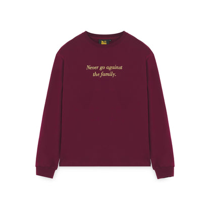 THE GODFATHER: WORLDWIDE LS - T-SHIRT 25WILS60 -BURGUNDY IUTER 