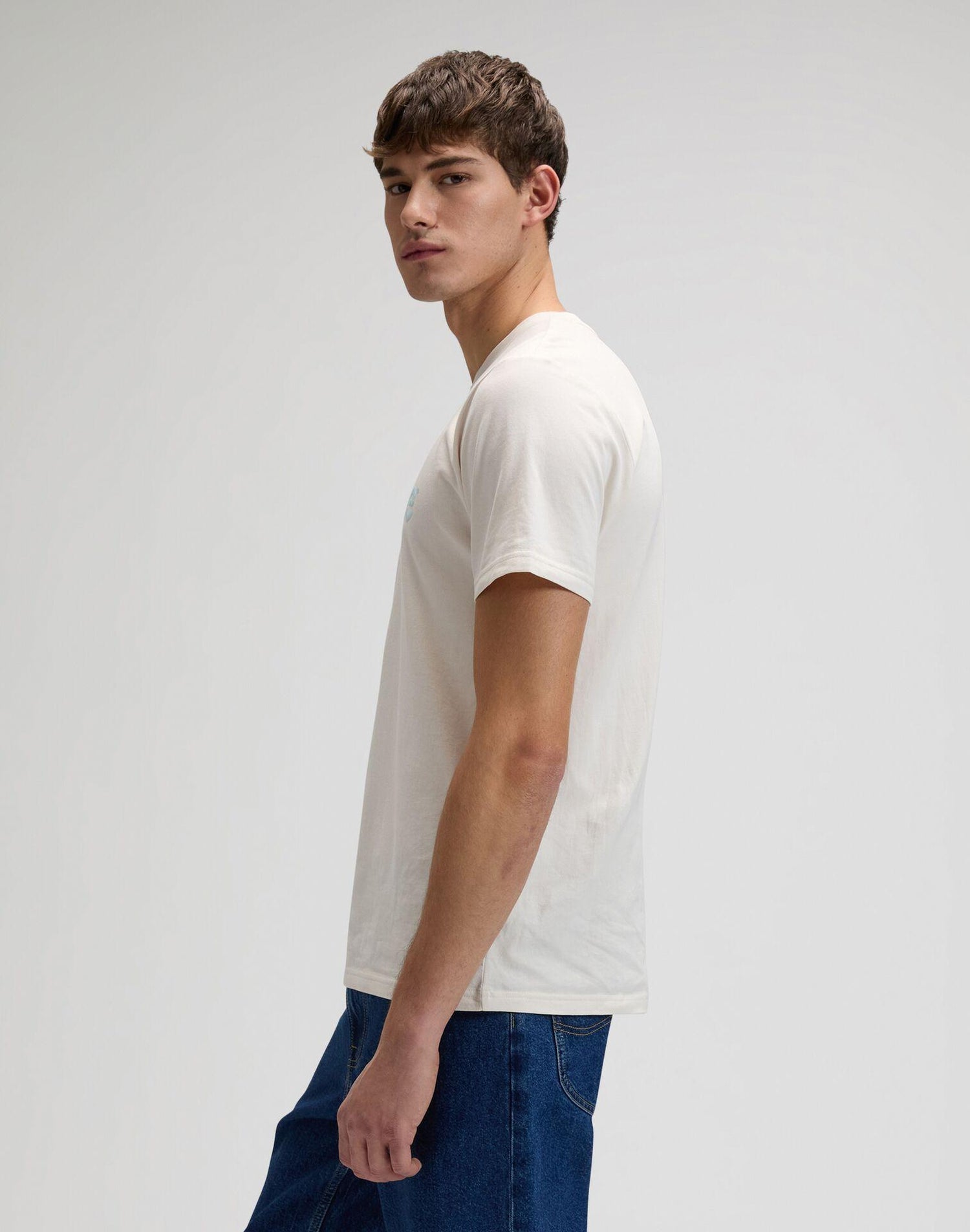 MEDIUM WOBBLY LEE NATURAL - T-SHIRT 112376489 . LEE 