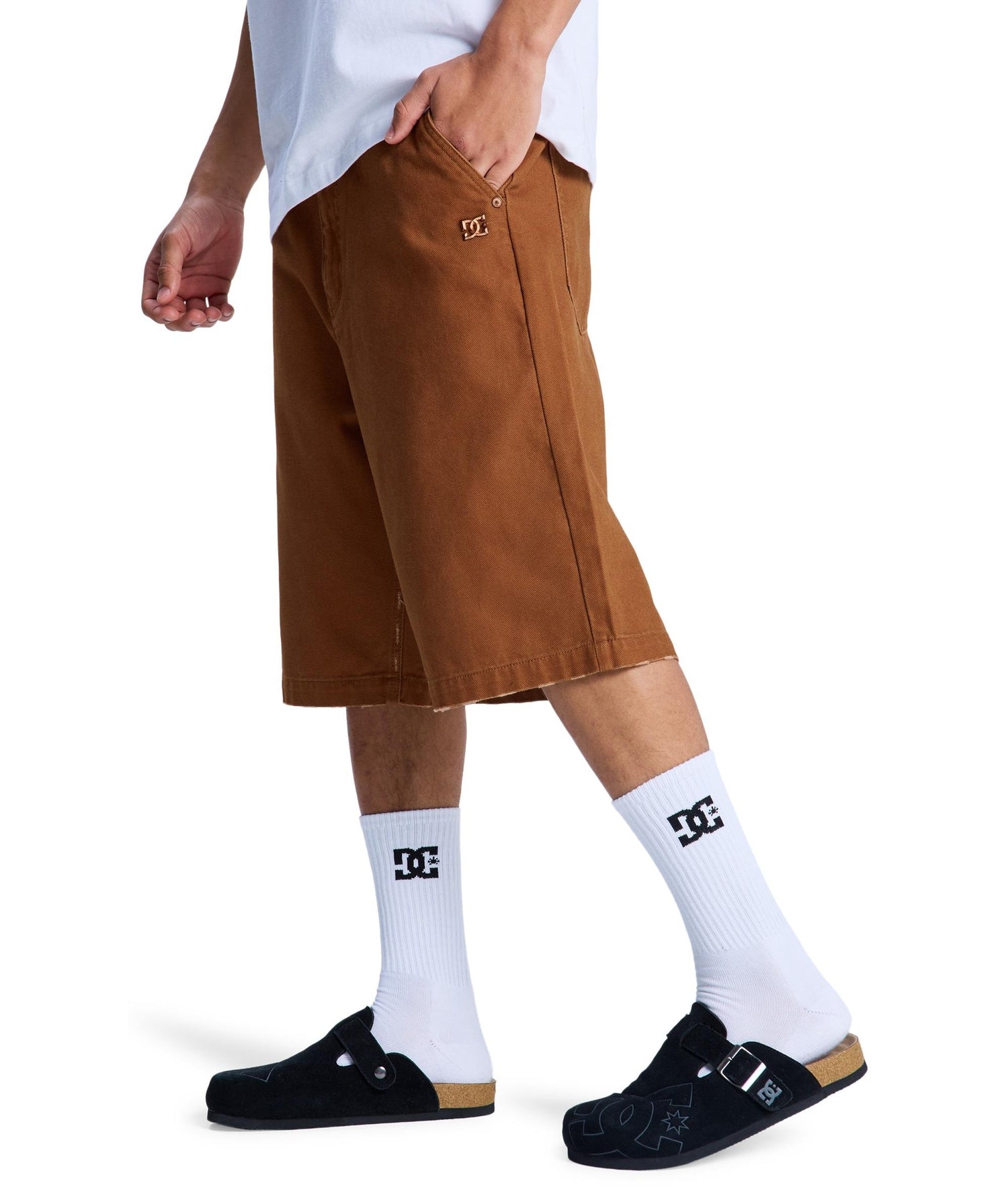 STRESSED 5 POCKET - SHORTS EDYWS03167 -CQF0 DC 