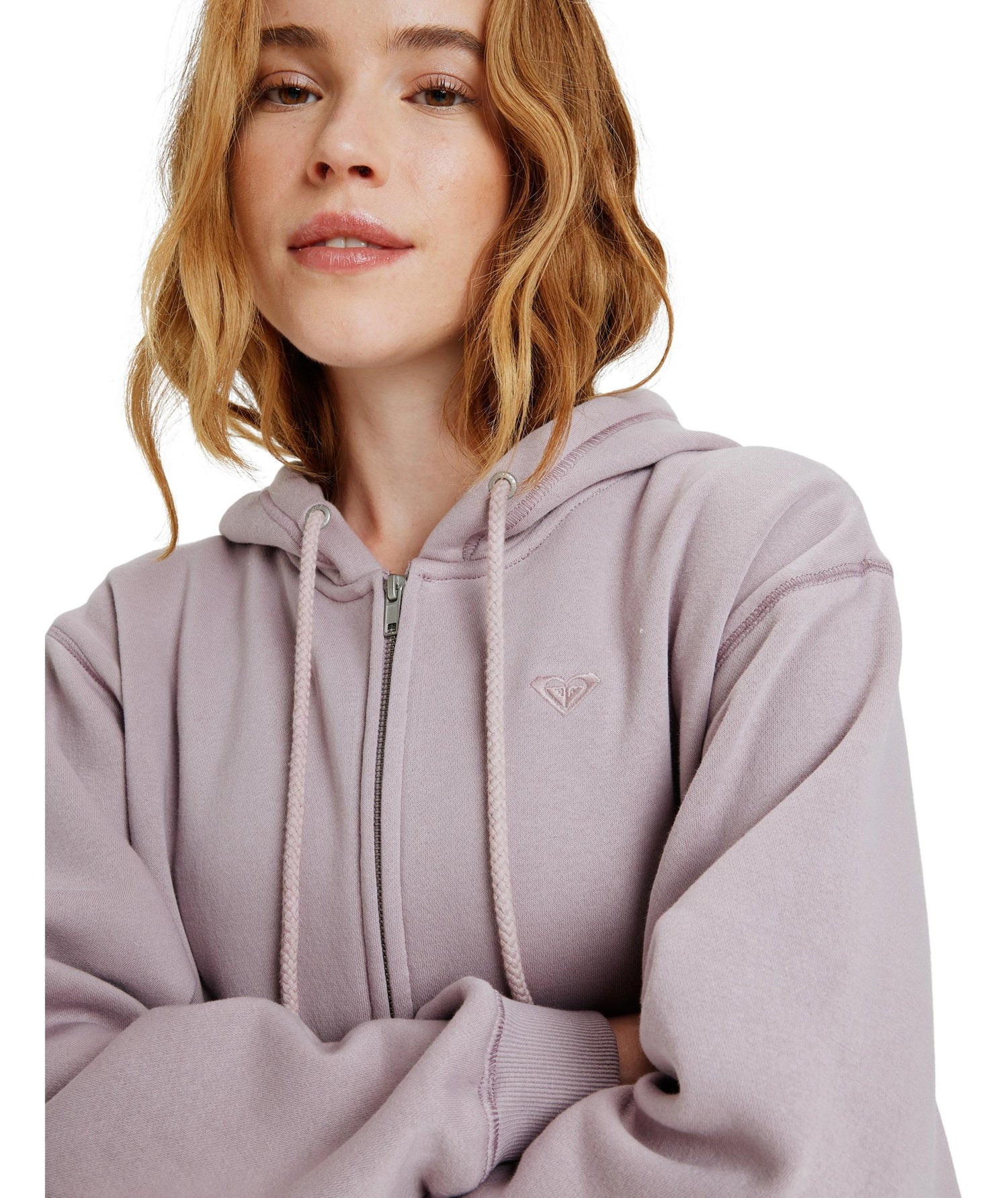 SURF STOKED ZIPPED BRUSHED - FELPA ERJFT05022 -PJQ0 ROXY 