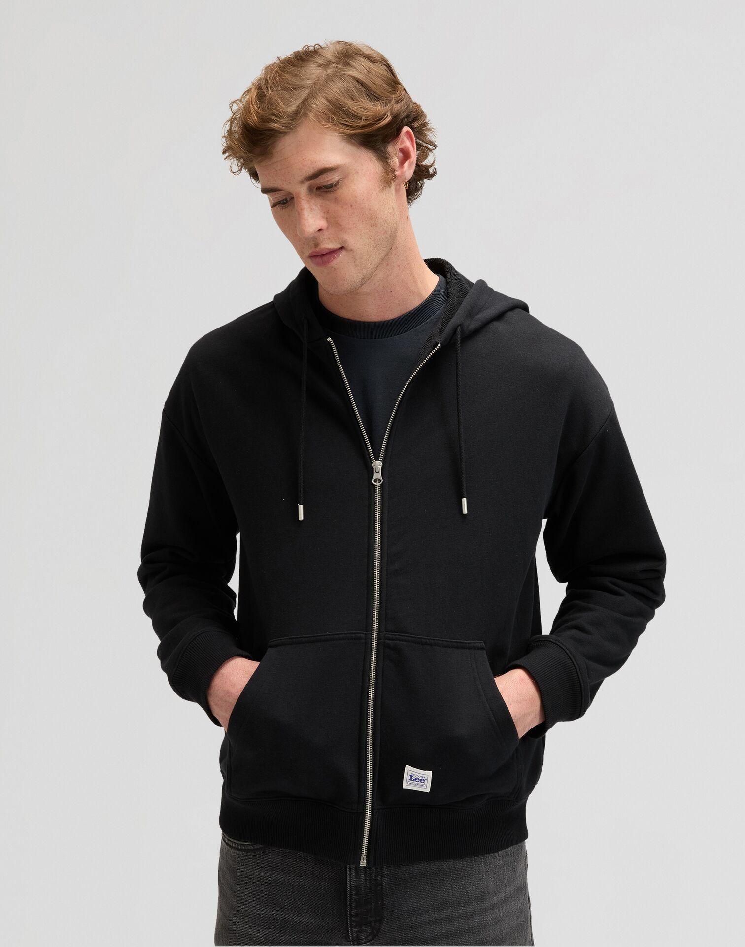 WORKWEAR FULL ZIP BLACK - FELPA 112378764 . LEE 