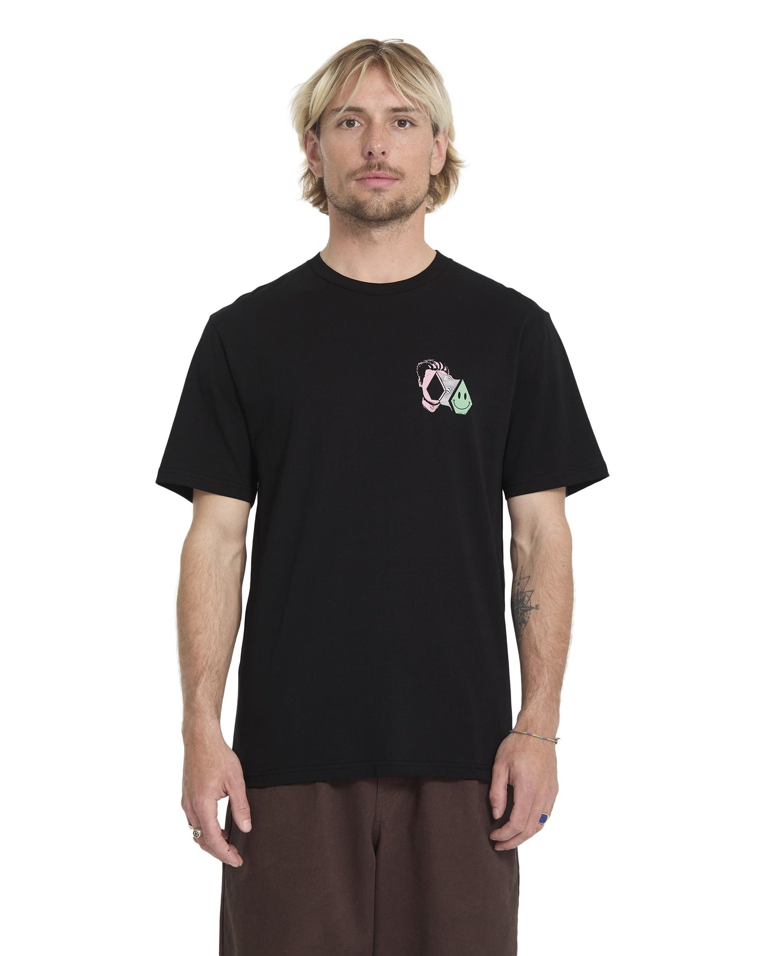 AURA - T-SHIRT A3512663 _BLK VOLCOM 