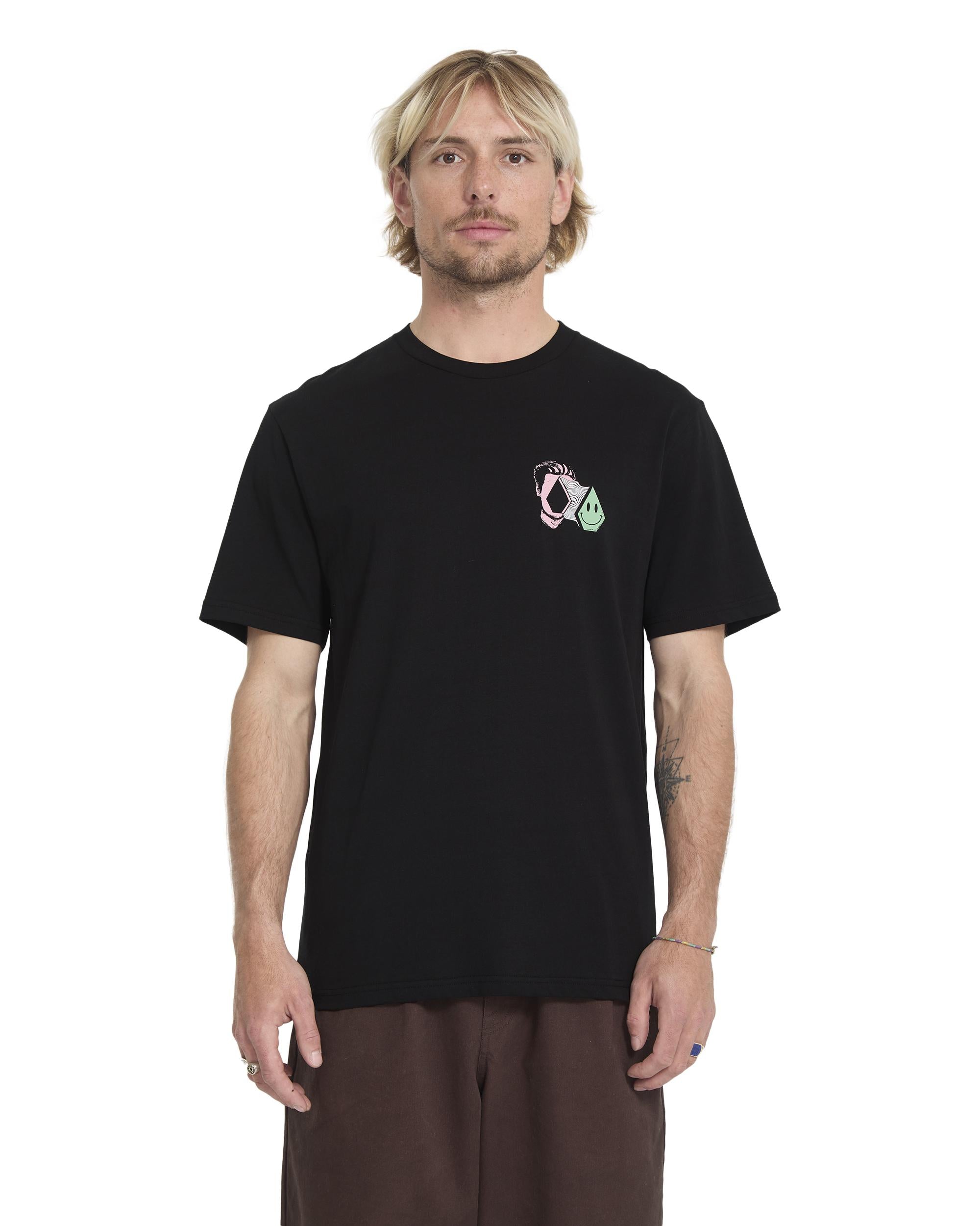 AURA - T-SHIRT A3512663 _BLK VOLCOM 